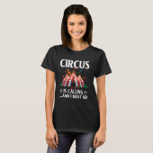 Circus Kermis Feest Personeel Tamer Clown Kostuum T-shirt (Voorkant volledig)