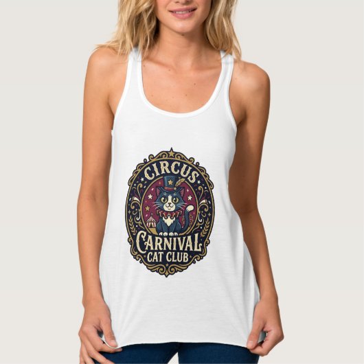 Circus Kermis Kat Kat Vader Cadeau Idee - Circus A Tanktop (Voorkant)