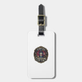 Circus Kermis Kat Kattenvader Cadeau Idee - Circus Bagagelabel (Voorkant verticaal)