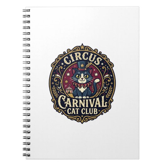 Circus Kermis Kat Kattenvader Cadeau Idee - Circus Notitieboek (Voorkant)