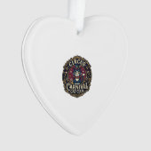 Circus Kermis Kat Kattenvader Cadeau Idee - Circus Ornament (voorkant)
