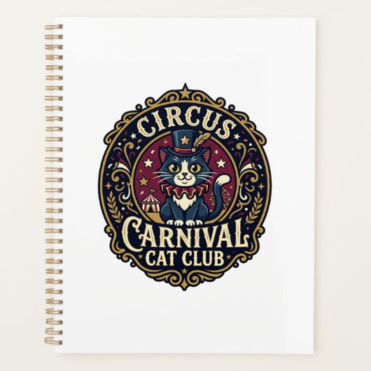 Circus Kermis Kat Kattenvader Cadeau Idee - Circus Planner (Voorkant)