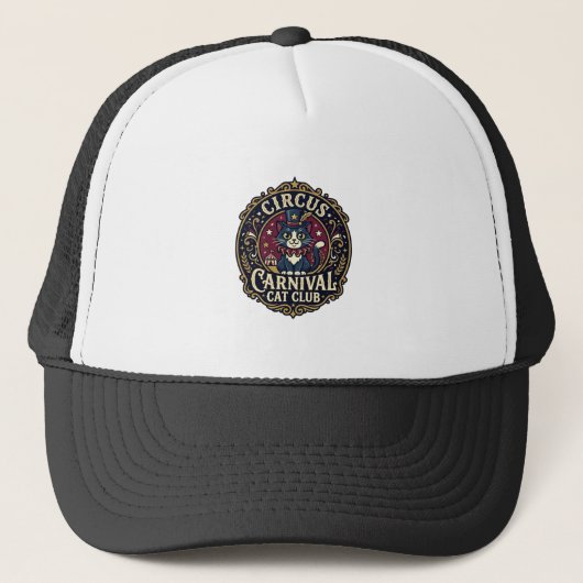 Circus Kermis Kat Kattenvader Cadeau Idee - Circus Trucker Pet (Voorkant)