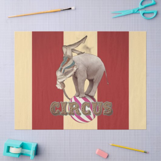 Circus Kermis Tissuepapier (Craft)