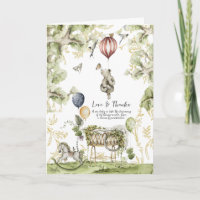 Circus Kermis | Woodland Baby Shower Bedankt
