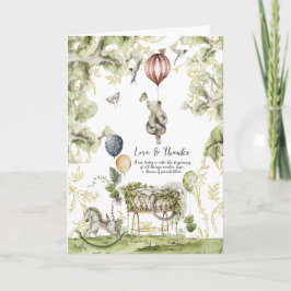 Circus Kermis | Woodland Baby Shower Bedankt