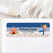 Circus * kies achtergrondkleur etiket (Insitu)