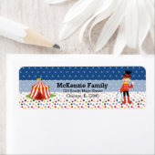 Circus * kies achtergrondkleur etiket (Insitu)