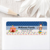 Circus * kies achtergrondkleur etiket (Insitu)