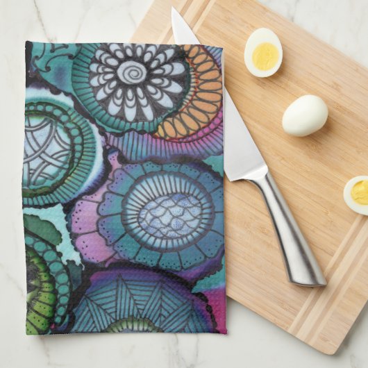 Circus Kitchen Towel Theedoek (Quarter Fold)