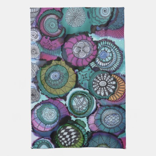 Circus Kitchen Towel Theedoek (Verticaal)