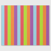 Circus-kleur Cadeaupapier (Vlak)