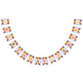  Circus Kleur Verjaardagsfeest Vlaggetjes (Alle)