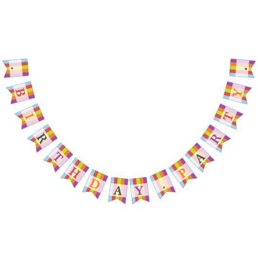  Circus Kleur Verjaardagsfeest Vlaggetjes (Alle)