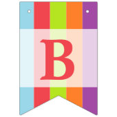  Circus Kleur Verjaardagsfeest Vlaggetjes (Tweede vlag)