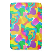 Circus Kleuren Chaos Abstracte kunst Patroon Badma Badmat (Voorkant Verticaal)