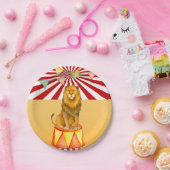 Circus Leeuw Carnaval Baby shower Verjaardagsfeest Papieren Bordje (Feest)