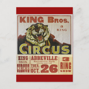 CIRCUS LINE-King Bros. Circus- Briefkaart