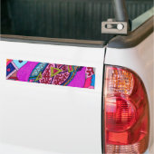 "Circus Lion" Abstract Bumpersticker (Op Truck)