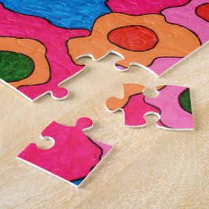 "Circus Lion" Abstract Legpuzzel
