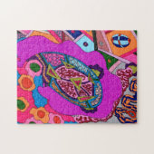 "Circus Lion" Abstract Legpuzzel (Horizontaal)