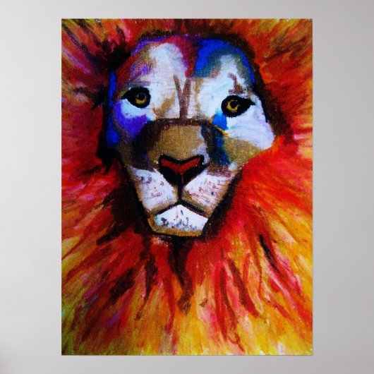 Circus Lion poster (Voorkant)