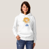 Circus Lion springt door een hoop Hoodie (Voorkant volledig)