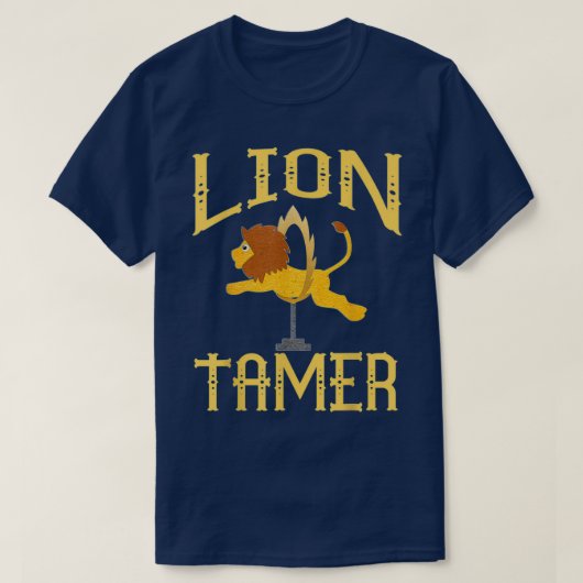 Circus Lion Tamer Lion Tamer Costume T-shirt (Design voorkant)