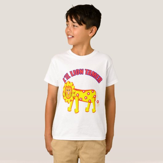 Circus Lion Tamer T-shirt (Voorkant volledig)