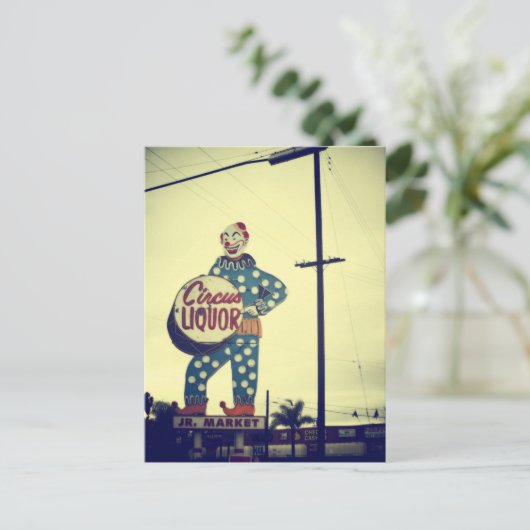 Circus Liquor Briefkaart (Staand voorkant)