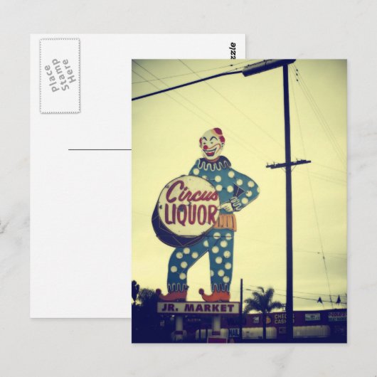 Circus Liquor Briefkaart (Voorkant / Achterkant)
