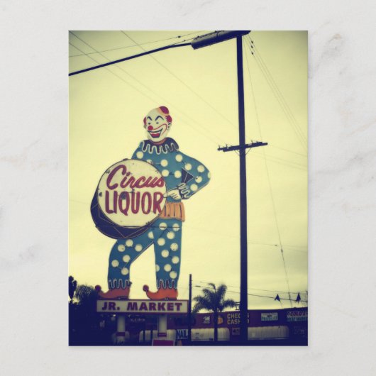 Circus Liquor Briefkaart (Voorkant)