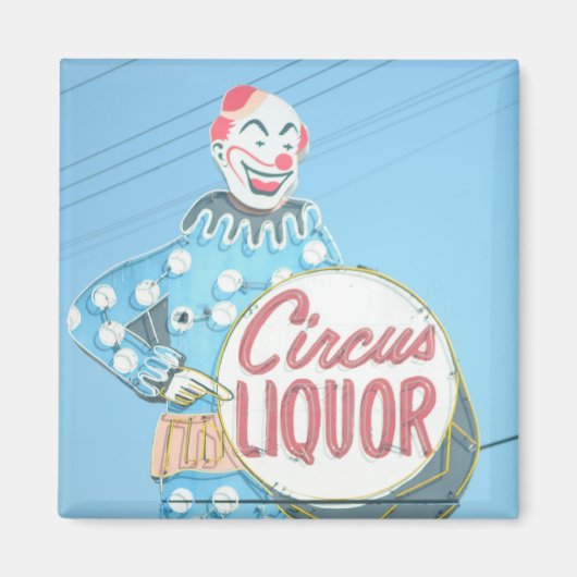 Circus Liquor Clown Magneet (Voorkant)