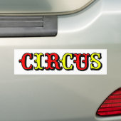 CIRCUS LOGO 2 BUMPERSTICKER (Op auto)