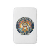 Circus Magie Poster Kat Cute Kitty Design - Circus Badmat (Voorkant Verticaal)