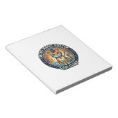Circus Magie Poster Kat Cute Kitty Design - Circus Notitieblok (Schuin)