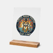 Circus Magie Poster Kat Cute Kitty Ontwerp - Circu (Hoek)