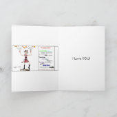 Circus Meisje 3 Kaart (Binnen)