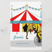 Circus memorabilia in herinnering brengen aan Circ Briefpapier (Voorkant)