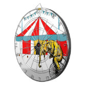 Circus memorabilia in herinnering brengen aan Circ Dartbord (Voorkant Rechts)