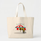 Circus memorabilia in herinnering brengen aan Circ Grote Tote Bag (Voorkant)