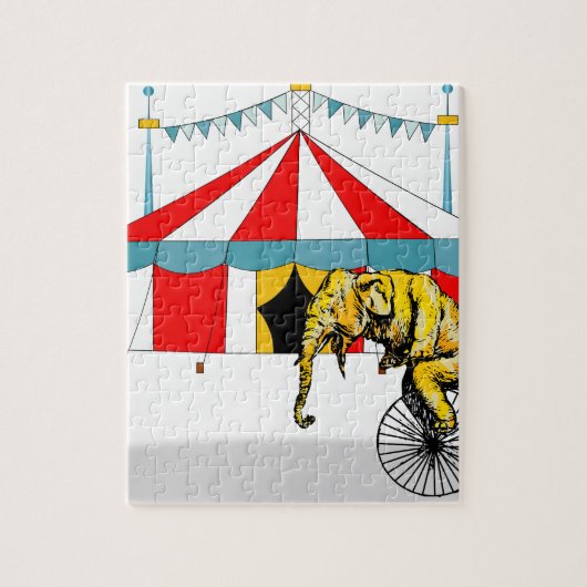 Circus memorabilia in herinnering brengen aan Circ Legpuzzel (Verticaal)