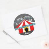 Circus memorabilia in herinnering brengen aan Circ Ronde Sticker (Envelop)