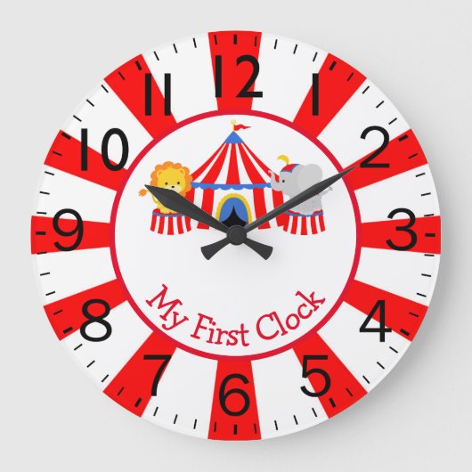 Circus met dieren Mijn eerste Grote Klok (Voorkant)