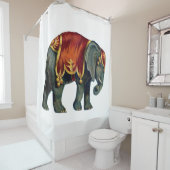  circus met olifantencircus douchegordijn (In situ)