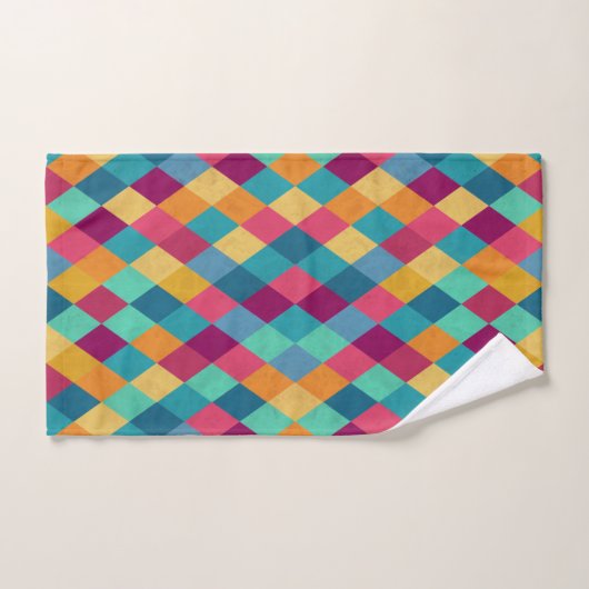 Circus Multicolor Rhombuses Bad Handdoek (Handdoek)