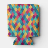 Circus Multicolor Rhombuses Blikjeskoeler (Achterkant)