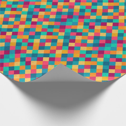 Circus Multicolor Rhombuses Cadeaupapier (Hoek)