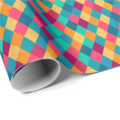 Circus Multicolor Rhombuses Cadeaupapier (Rol Hoek)