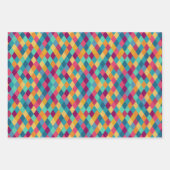 Circus Multicolor Rhombuses Inpakpapier Vel (Voorkant)